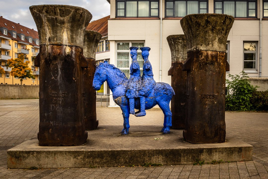 Blauer Reiter, Andreij Sacharow Platz, Nürnberg
